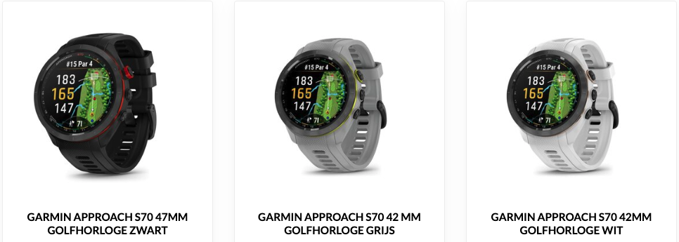 Garmin golfhorloges